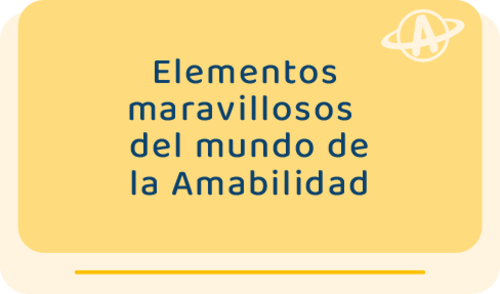 Imagen de Elementos maravillosos del Mundo de la Amabilidad